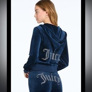 JUICY COUTURE VELOUR ZIP UP